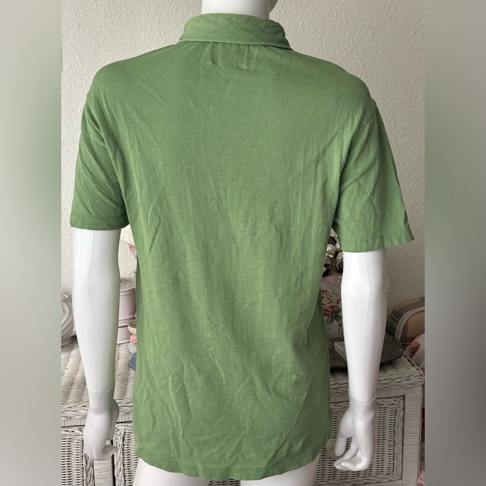 Todd Snyder 51% Cotton piqué Polo Shirt - short sleeves in green color Size XS - Picture 3 of 8